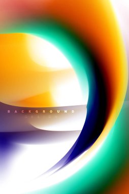 Holografik boya patlama tasarım, akışkan akışı, renkli fırtına renkler. Sıvı karıştırma renkler hareket kavramı, Modern arka plan düzeni şablonu iş sunumu, app duvar kağıdı afiş için