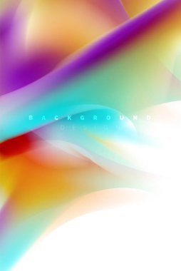 Holografik boya patlama tasarım, akışkan akışı, renkli fırtına renkler. Sıvı karıştırma renkler hareket kavramı, Modern arka plan düzeni şablonu iş sunumu, app duvar kağıdı afiş için