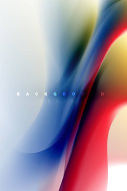 Holografik boya patlama tasarım, akışkan akışı, renkli fırtına renkler. Sıvı karıştırma renkler hareket kavramı, Modern arka plan düzeni şablonu iş sunumu, app duvar kağıdı afiş için