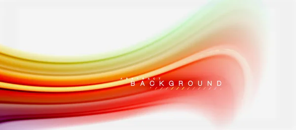 Rainbow fluid colors abstract background twisted liquid design, colorido mármore ou plástico ondulado textura pano de fundo, modelo multicolorido para apresentação de negócios ou tecnologia ou capa de brochura web — Vetor de Stock