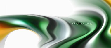 Sıvı sıvı karıştırma renkler konsepti üzerine açık gri renkli, eğri akışı, trendy soyut düzeni şablonu iş veya teknoloji sunu veya web broşür kapak için duvar kağıdı