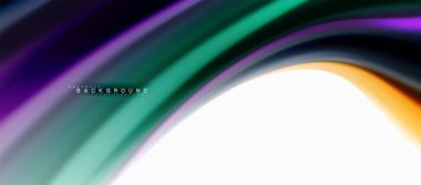 Sıvı sıvı karıştırma renkler konsepti üzerine açık gri renkli, eğri akışı, trendy soyut düzeni şablonu iş veya teknoloji sunu veya web broşür kapak için duvar kağıdı