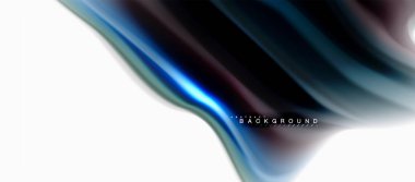 Sıvı sıvı karıştırma renkler konsepti üzerine açık gri renkli, eğri akışı, trendy soyut düzeni şablonu iş veya teknoloji sunu veya web broşür kapak için duvar kağıdı