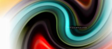 Sıvı sıvı karıştırma renkler konsepti üzerine açık gri renkli, eğri akışı, trendy soyut düzeni şablonu iş veya teknoloji sunu veya web broşür kapak için duvar kağıdı