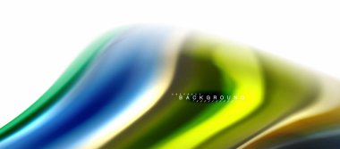 Sıvı sıvı karıştırma renkler konsepti üzerine açık gri renkli, eğri akışı, trendy soyut düzeni şablonu iş veya teknoloji sunu veya web broşür kapak için duvar kağıdı