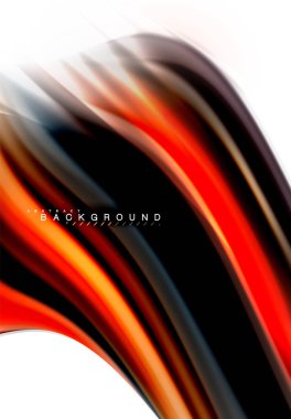 Sıvı sıvı karıştırma renkler konsepti üzerine açık gri renkli, dalga ve girdap eğrisi akışı satır, trendy soyut düzeni şablonu iş sunumu, app duvar kağıdı başlık sayfası, poster veya duvar kağıdı için