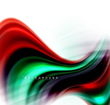 Sıvı sıvı karıştırma renkler konsepti üzerine açık gri renkli, dalga ve girdap eğrisi akışı satır, trendy soyut düzeni şablonu iş sunumu, app duvar kağıdı başlık sayfası, poster veya duvar kağıdı için