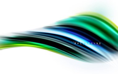 Sıvı sıvı karıştırma renkler konsepti üzerine açık gri renkli, dalga ve girdap eğrisi akışı satır, trendy soyut düzeni şablonu iş sunumu, app duvar kağıdı başlık sayfası, poster veya duvar kağıdı için