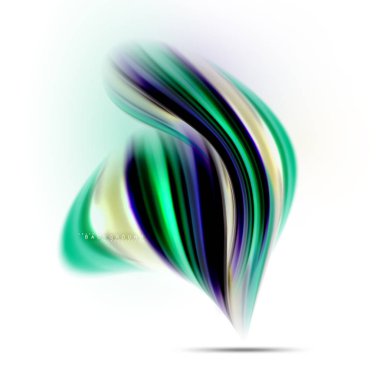 Sıvı sıvı karıştırma renkler konsepti üzerine açık gri renkli, dalga ve girdap eğrisi akışı satır, trendy soyut düzeni şablonu iş sunumu, app duvar kağıdı başlık sayfası, poster veya duvar kağıdı için