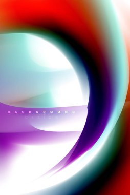 Holografik boya patlama tasarım, akışkan akışı, renkli fırtına renkler. Sıvı karıştırma renkler hareket kavramı, Modern arka plan düzeni şablonu iş sunumu, app duvar kağıdı afiş için