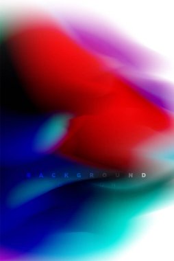 Holografik boya patlama tasarım, akışkan akışı, renkli fırtına renkler. Sıvı karıştırma renkler hareket kavramı, Modern arka plan düzeni şablonu iş sunumu, app duvar kağıdı afiş için