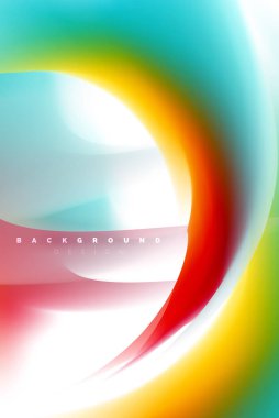 Holografik boya patlama tasarım, akışkan akışı, renkli fırtına renkler. Sıvı karıştırma renkler hareket kavramı, Modern arka plan düzeni şablonu iş sunumu, app duvar kağıdı afiş için