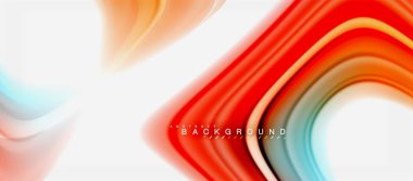 Gökkuşağı sıvı renk arka plan Bükülü sıvı tasarım, renkli mermer veya plastik dalgalı doku zemin, çok renkli şablonu için iş veya teknoloji sunu veya web broşür kapak