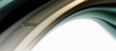 Sıvı sıvı karıştırma renkler konsepti üzerine açık gri renkli, eğri akışı, trendy soyut düzeni şablonu iş veya teknoloji sunu veya web broşür kapak için duvar kağıdı