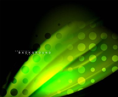 Neon holografik sıvı renkli dalga web, duvar kağıdı, desen, doku ve arka plan için