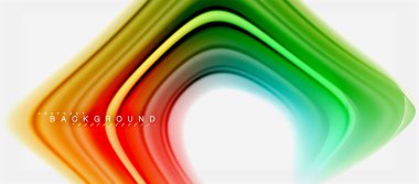 Gökkuşağı sıvı renk arka plan Bükülü sıvı tasarım, renkli mermer veya plastik dalgalı doku zemin, çok renkli şablonu için iş veya teknoloji sunu veya web broşür kapak