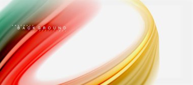 Gökkuşağı sıvı renk arka plan Bükülü sıvı tasarım, renkli mermer veya plastik dalgalı doku zemin, çok renkli şablonu için iş veya teknoloji sunu veya web broşür kapak