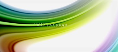 Gökkuşağı sıvı renk arka plan Bükülü sıvı tasarım, renkli mermer veya plastik dalgalı doku zemin, çok renkli şablonu için iş veya teknoloji sunu veya web broşür kapak