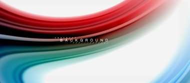 Gökkuşağı sıvı renk arka plan Bükülü sıvı tasarım, renkli mermer veya plastik dalgalı doku zemin, çok renkli şablonu için iş veya teknoloji sunu veya web broşür kapak