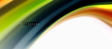 Sıvı sıvı karıştırma renkler konsepti üzerine açık gri renkli, eğri akışı, trendy soyut düzeni şablonu iş veya teknoloji sunu veya web broşür kapak için duvar kağıdı