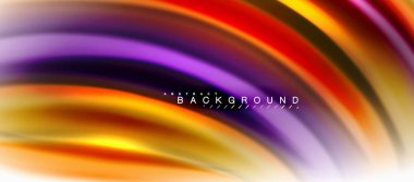 Sıvı sıvı karıştırma renkler konsepti üzerine açık gri renkli, eğri akışı, trendy soyut düzeni şablonu iş veya teknoloji sunu veya web broşür kapak için duvar kağıdı