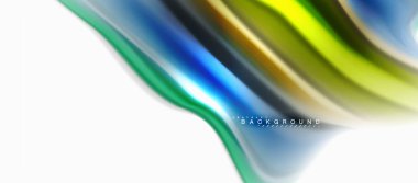 Sıvı sıvı karıştırma renkler konsepti üzerine açık gri renkli, eğri akışı, trendy soyut düzeni şablonu iş veya teknoloji sunu veya web broşür kapak için duvar kağıdı