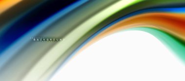 Sıvı sıvı karıştırma renkler konsepti üzerine açık gri renkli, eğri akışı, trendy soyut düzeni şablonu iş veya teknoloji sunu veya web broşür kapak için duvar kağıdı