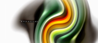 Sıvı sıvı karıştırma renkler konsepti üzerine açık gri renkli, eğri akışı, trendy soyut düzeni şablonu iş veya teknoloji sunu veya web broşür kapak için duvar kağıdı