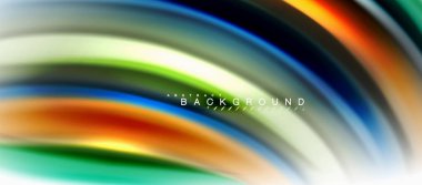 Sıvı sıvı karıştırma renkler konsepti üzerine açık gri renkli, eğri akışı, trendy soyut düzeni şablonu iş veya teknoloji sunu veya web broşür kapak için duvar kağıdı