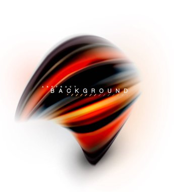 Sıvı sıvı karıştırma renkler konsepti üzerine açık gri renkli, dalga ve girdap eğrisi akışı satır, trendy soyut düzeni şablonu iş sunumu, app duvar kağıdı başlık sayfası, poster veya duvar kağıdı için