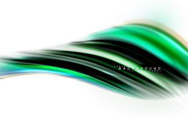 Sıvı sıvı karıştırma renkler konsepti üzerine açık gri renkli, dalga ve girdap eğrisi akışı satır, trendy soyut düzeni şablonu iş sunumu, app duvar kağıdı başlık sayfası, poster veya duvar kağıdı için