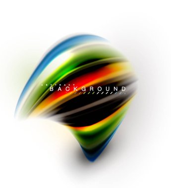 Sıvı sıvı karıştırma renkler konsepti üzerine açık gri renkli, dalga ve girdap eğrisi akışı satır, trendy soyut düzeni şablonu iş sunumu, app duvar kağıdı başlık sayfası, poster veya duvar kağıdı için