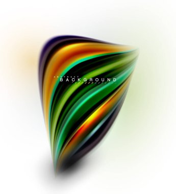 Sıvı sıvı karıştırma renkler konsepti üzerine açık gri renkli, dalga ve girdap eğrisi akışı satır, trendy soyut düzeni şablonu iş sunumu, app duvar kağıdı başlık sayfası, poster veya duvar kağıdı için