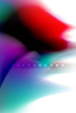 Holografik boya patlama tasarım, akışkan akışı, renkli fırtına renkler. Sıvı karıştırma renkler hareket kavramı, Modern arka plan düzeni şablonu iş sunumu, app duvar kağıdı afiş için