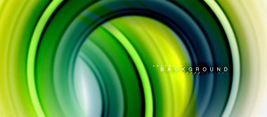 Gökkuşağı sıvı renkli arka plan - girdap ve daireler, bükülmüş sıvı renkler, renkli mermer veya plastik dalgalı doku zemin, çok renkli şablonu için iş veya teknoloji