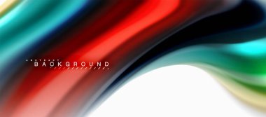 Sıvı sıvı karıştırma renkler konsepti üzerine açık gri renkli, eğri akışı, trendy soyut düzeni şablonu iş veya teknoloji sunu veya web broşür kapak için duvar kağıdı