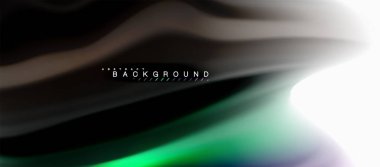 Sıvı sıvı karıştırma renkler konsepti üzerine açık gri renkli, eğri akışı, trendy soyut düzeni şablonu iş veya teknoloji sunu veya web broşür kapak için duvar kağıdı