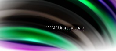 Sıvı sıvı karıştırma renkler konsepti üzerine açık gri renkli, eğri akışı, trendy soyut düzeni şablonu iş veya teknoloji sunu veya web broşür kapak için duvar kağıdı