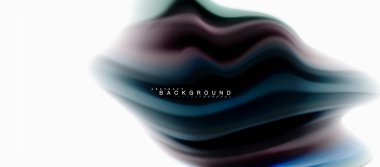 Sıvı sıvı karıştırma renkler konsepti üzerine açık gri renkli, eğri akışı, trendy soyut düzeni şablonu iş veya teknoloji sunu veya web broşür kapak için duvar kağıdı