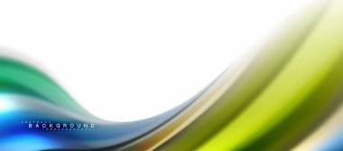 Sıvı sıvı karıştırma renkler konsepti üzerine açık gri renkli, eğri akışı, trendy soyut düzeni şablonu iş veya teknoloji sunu veya web broşür kapak için duvar kağıdı