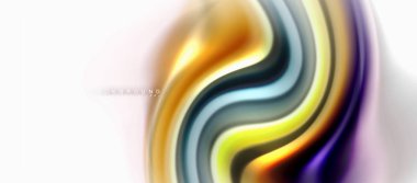 Sıvı sıvı karıştırma renkler konsepti üzerine açık gri renkli, eğri akışı, trendy soyut düzeni şablonu iş veya teknoloji sunu veya web broşür kapak için duvar kağıdı