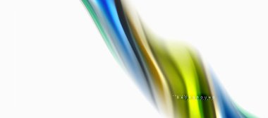 Sıvı sıvı karıştırma renkler konsepti üzerine açık gri renkli, eğri akışı, trendy soyut düzeni şablonu iş veya teknoloji sunu veya web broşür kapak için duvar kağıdı