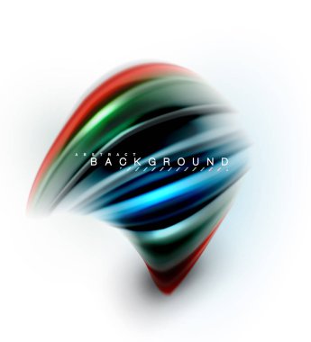 Sıvı sıvı karıştırma renkler konsepti üzerine açık gri renkli, dalga ve girdap eğrisi akışı satır, trendy soyut düzeni şablonu iş sunumu, app duvar kağıdı başlık sayfası, poster veya duvar kağıdı için