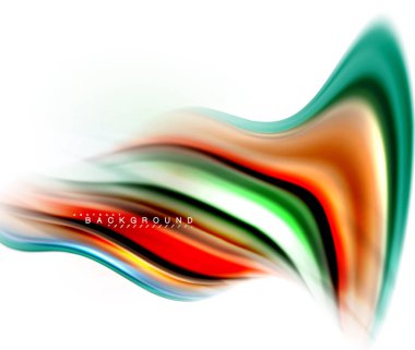 Sıvı sıvı karıştırma renkler konsepti üzerine açık gri renkli, dalga ve girdap eğrisi akışı satır, trendy soyut düzeni şablonu iş sunumu, app duvar kağıdı başlık sayfası, poster veya duvar kağıdı için