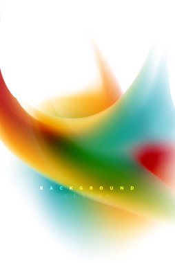 Holografik akışkan akışı, renkli sıvı karıştırma renkler hareket kavramı renkler