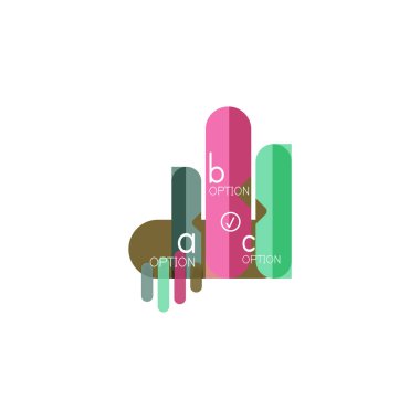 Özet satırları geometrik Infographic layoutabstract satırları geometrik Infographic düzeni, veri görselleştirme tasarım, seçeneği adım adım programı, web kutusu