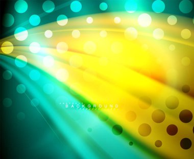 Neon holografik sıvı renkli dalga web, duvar kağıdı, desen, doku ve arka plan için