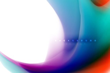 Holografik akışkan akışı, renkli sıvı karıştırma renkler hareket kavramı renkler