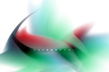 Holografik akışkan akışı, renkli sıvı karıştırma renkler hareket kavramı renkler