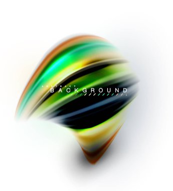 Sıvı sıvı karıştırma renkler konsepti üzerine açık gri renkli, dalga ve girdap eğrisi akışı satır, trendy soyut düzeni şablonu iş sunumu, app duvar kağıdı başlık sayfası, poster veya duvar kağıdı için